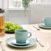 فنجان نعلبکی 250cc ایکیا مدل IKEA FARGKLAR 004.818.29 فیروزه ای - Image 2