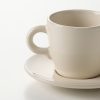 فنجان نعلبکی 70cc ایکیا مدل IKEA FARGKLAR 004.836.30 رنگ کرمی - Image 4
