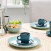 فنجان نعلبکی 70cc ایکیا مدل IKEA FARGKLAR 904.818.20 فیروزه ای تیره - Image 3