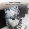ماشین ظرفشویی 15 نفره هایسنس مدل HISENSE HS623E90G سیلور - Image 6