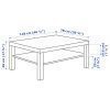 میز جلو مبلی مستطیلی بلوطی ایکیا مدل Ikea LACK 404.315.35 - Image 3