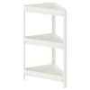 شلف سه طبقه گوشه‌ایی حمام 33*33 سانتی ایکیا Ikea VESKEN 704.710.92