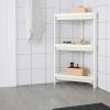 شلف سه طبقه گوشه‌ایی حمام 33*33 سانتی ایکیا Ikea VESKEN 704.710.92 - Image 2