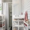 شلف سه طبقه گوشه‌ایی حمام 33*33 سانتی ایکیا Ikea VESKEN 704.710.92 - Image 4