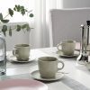 فنجان نعلبکی 4 عددی 250cc ایکیا مدل Ikea FARGKLAR 704.781.83 - Image 2