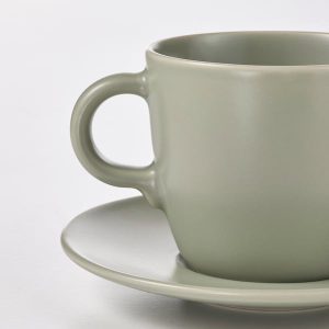 فنجان نعلبکی 4 عددی 250cc ایکیا مدل Ikea FARGKLAR 704.781.83 - Image 4