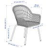 صندلی حصیری ایکیا مدل Ikea NILSOVE 504.343.12 - Image 11