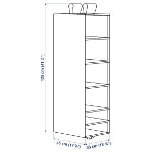 ارگانایزر داخل کمد ایکیا مدل 002.458.80 Ikea SKUBB - Image 7