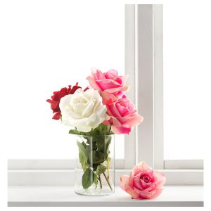 گل مصنوعی رز 52cm ایکیا مدل Ikea SMYCKA 903.357.01 - Image 2