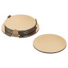 زیر لیوانی طلایی شش تایی ایکیا مدل Ikea GLATTIS 503.430.05