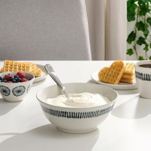 کاسه طرح دار ایکیا مدل ikea FRIKOSTIG 104.974.48 - Image 2