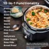 زودپز برقی و هواپز 13 کاره اینستنت مدل Instant Pot Gourmet Crisp Ultimate - Image 7