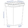 سطل زباله ایکیا مدل Ikea 803.980.58 - Image 6