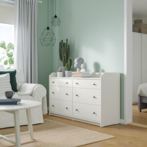 دراور 6 کشو 84*138 سانتی ایکیا مدل Ikea HAUGA 004.072.69 - Image 6