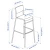 صندلی 74 سانتی ایکیا مدل Ikea STIG 704.984.21 - Image 2