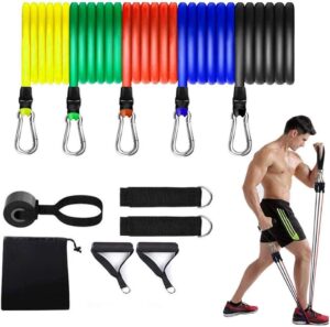 کش مقاومتی بدن سازی 5 عددی Resistance Band Set