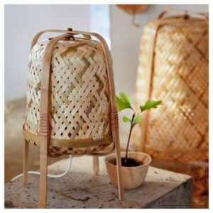 آباژور رومیزی حصیری ایکیا مدل Ikea 803.585.28 KNIXHULT - Image 7
