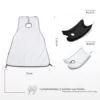پیشبند اصلاح رنگ سفید Men Trimming Apron - Image 2