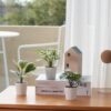 گلدان به همراه گل مصنوعی 3 تایی ایکیا مدل Ikea FEJKA 305.596.47 - Image 4