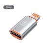 مبدل OTG تایپ C به لایتنینگ PD20W Type-C To Lightning سیلور