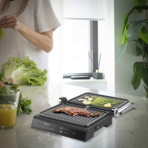 گریل دیجیتال پرودو مدل {PD-LSDGGR-BK} Porodo LifeStyle Glasstop Digital Grill 2000W - Image 2