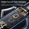 پک 2 تایی کابل USB به تایپ C توکی Toocki (100w/1m) بنفش/سفید - Image 5