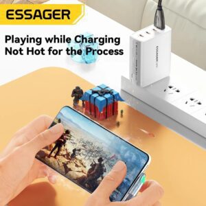 پک 3تایی کابل USB به تایپ C  اساگر (100w/7A/1m) ESSAGER 3pcs Type-C Cable - Image 6