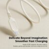 پک 2 تایی کابل USB به C توکی Toocki USB to C Cable (60w/1m/7A) مشکی/ سفید - Image 3
