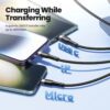 کابل شارژ 3 در 1 توکی (USB to M+L+C/100w/1.2m) Toocki 3in1 USB Cable مشکی - Image 7