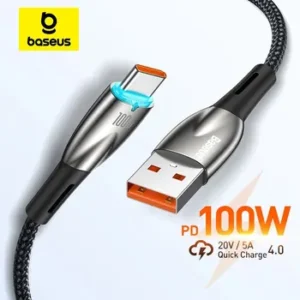 کابل USB به لایتنینگ بیسوس (2.4A/480Mbps) Baseus Dynamic Series مشکی - Image 6