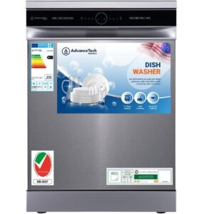 ماشین ظرفشویی 12 نفره مدل AdvanceTech ATDW126MSS سیلور